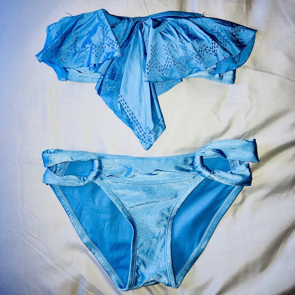 Target Xhilaration periwinkle blue swim bikini